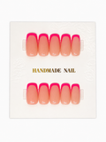 Neon Pink French Press-ons